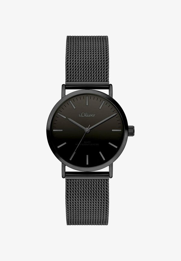 s.Oliver KLOCKOR - Watch - svart