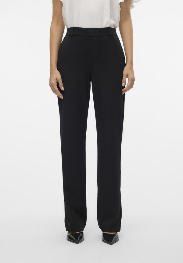 Vero Moda VMZAMIRA STRAIGHT - Trousers - black