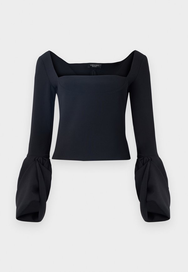 A.W.A.K.E. MODE SQUARE DÉCOLLETÉ AND EXAGGERATED PUFF CUFFS