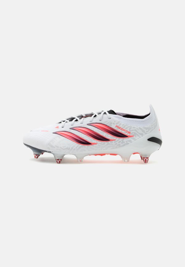 adidas Performance PREDATOR ELITE SG UNISEX - Soft-ground football boots - footwear white/solar turbo/core black