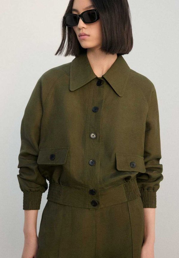 Mango Summer jacket - khaki