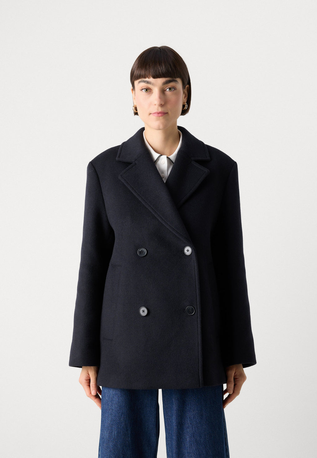 Marc O'Polo LAPEL COLLAR DOUBLE BREASTED FULLY LINED