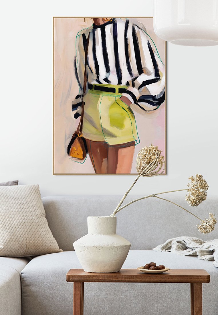 Orange Wallz FASHION POSE - YELLOW SHORTS