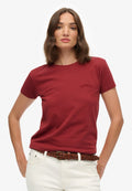 Superdry & Co SUPERDRY ESSENTIAL LOGO 90S T-SHIRT..... - Basic T-shirt - bordeaux red