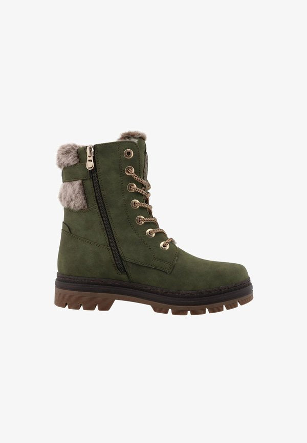 TOM TAILOR Winter boots - khaki