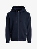 Jack & Jones JJEBRADLEY SWEAT ZIP HOOD NOOS - Zip-up sweatshirt - navy blazer