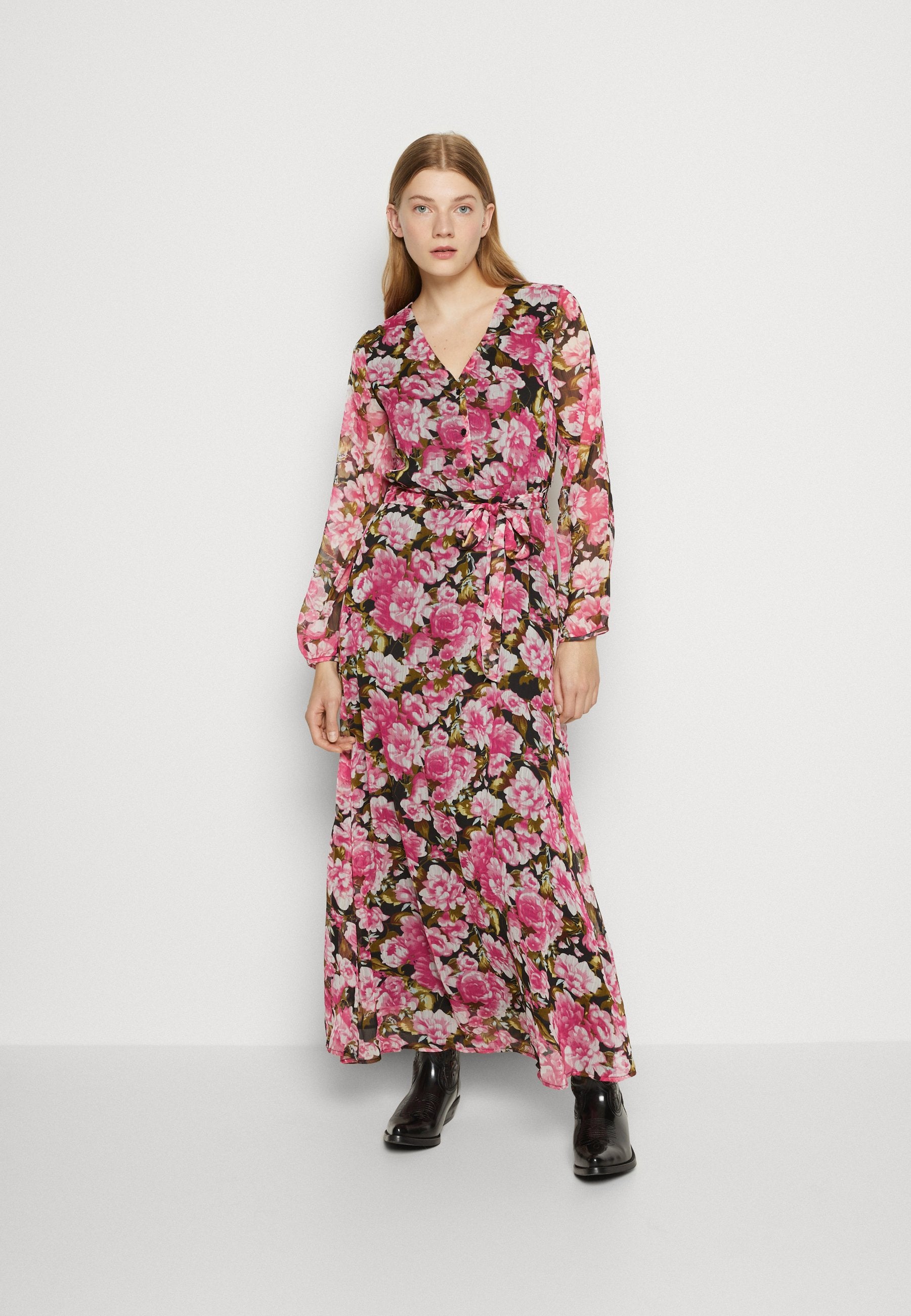 ONLSAGA V NECK BUTTON DRESS Media 2