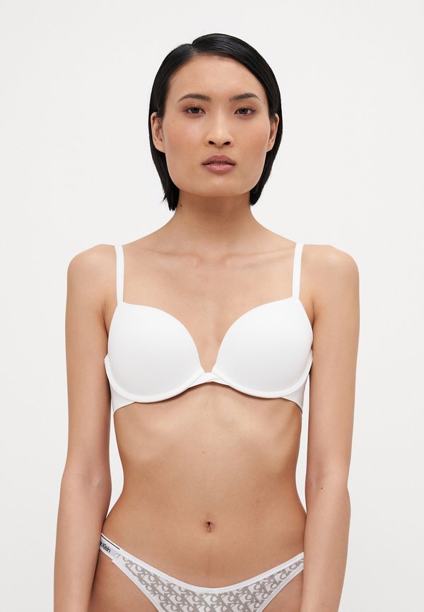 Calvin Klein Underwear PUSH UP PLUNGE PERFECTLY FIT - Push-up bra - white