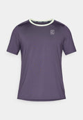 Nike Performance M NKCT DF ADVTG TOP - Sports T-shirt - dark raisin/volt tint/white
