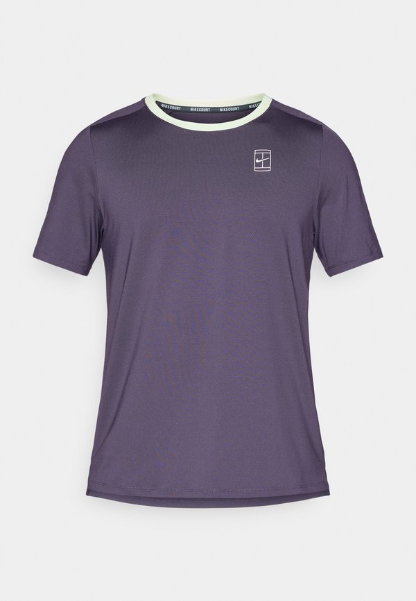 Nike Performance M NKCT DF ADVTG TOP - Sports T-shirt - dark raisin/volt tint/white