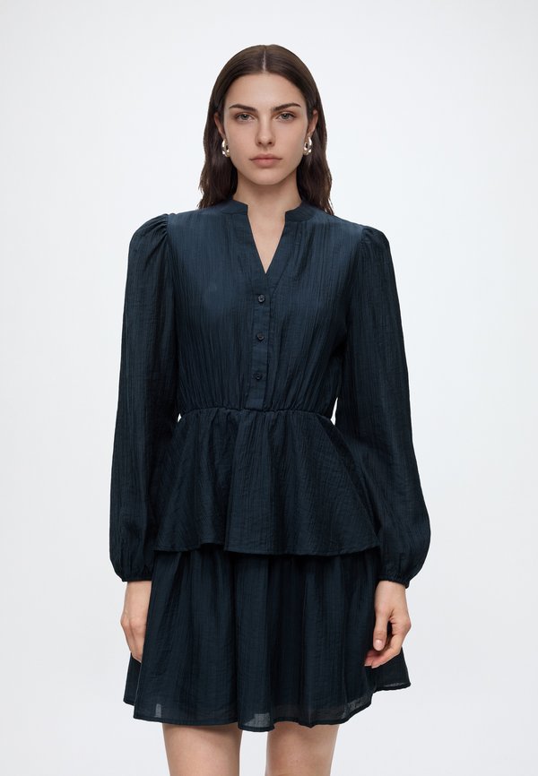 Vero Moda VMFIA V NECK SHORT - Day dress - navy blazer