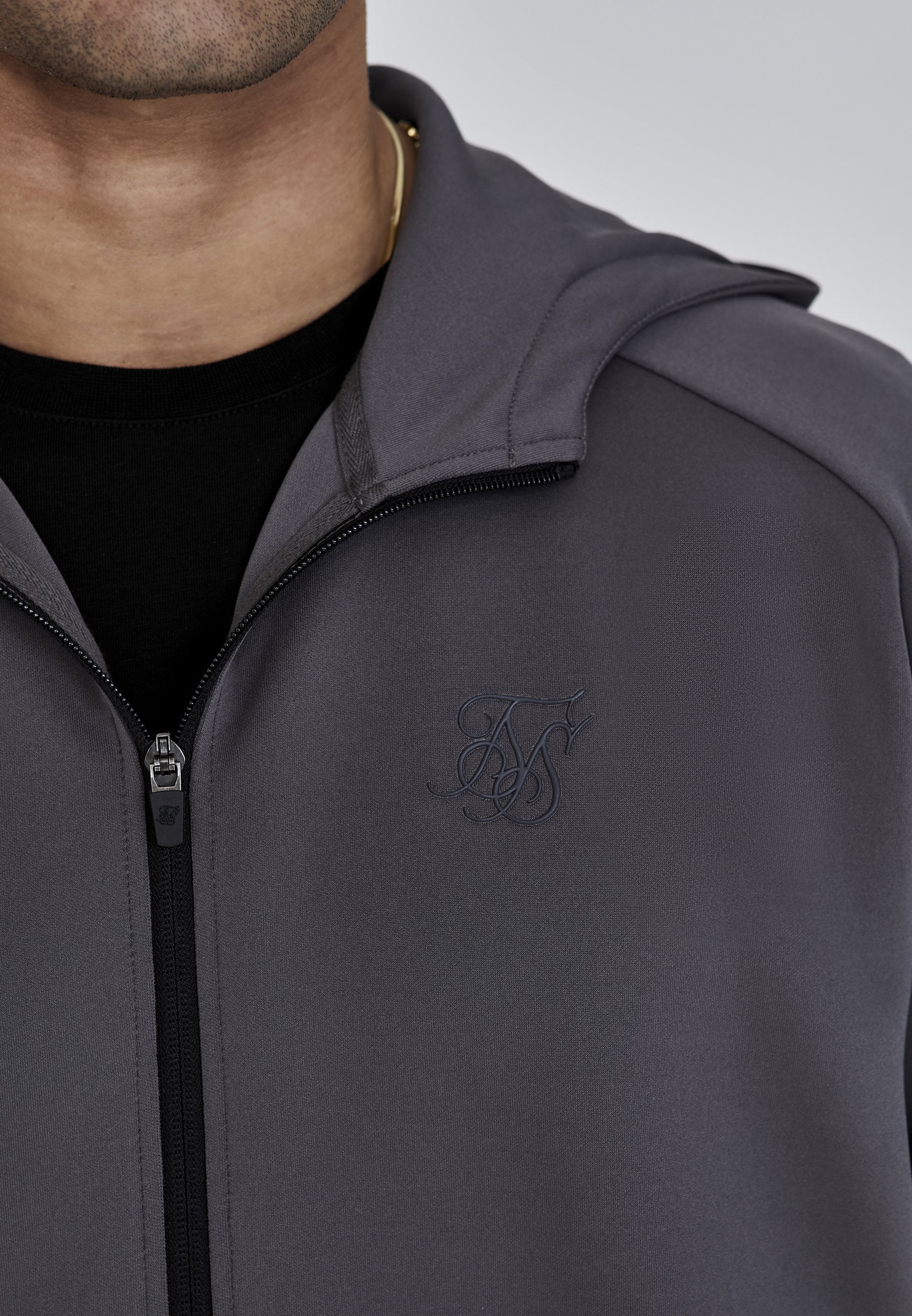 SIKSILK ESSENTIAL POLY FULL ZIP