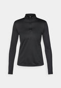 Even&Odd active LONG SLEEVE HIGH NECK TOP WITH 1/4 ZIP