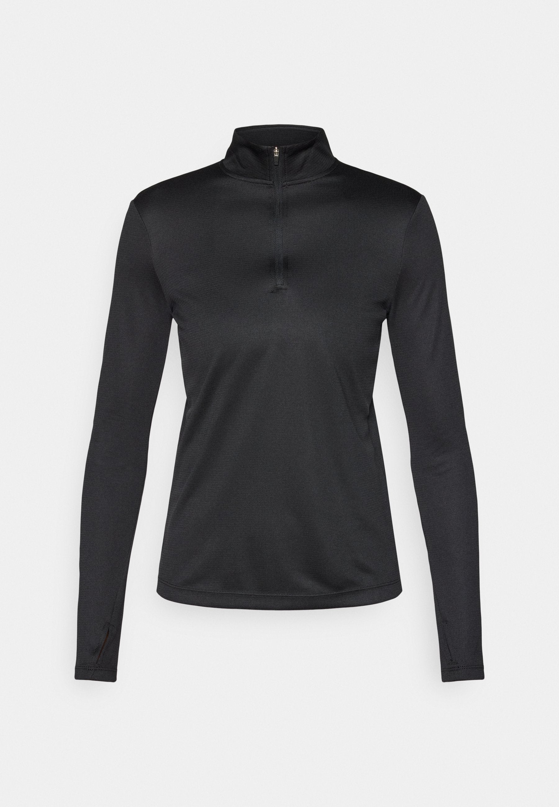 Even&Odd active LONG SLEEVE HIGH NECK TOP WITH 1/4 ZIP