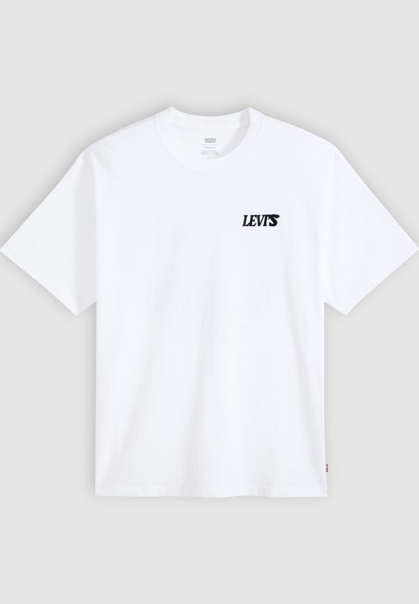 Levi's® VINTAGE FIT GRAPHIC TEE - Print T-shirt - outter space white plus