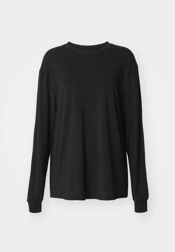 Nike Performance ONE RELAXED TOP - Long sleeved top - black