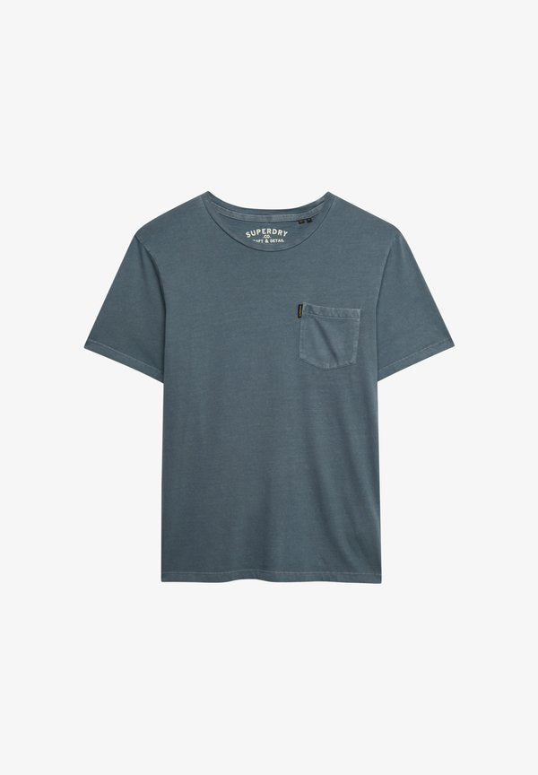 Superdry & Co SUPERDRY CLASSIC ESSENTIAL POCKET T-SHIRT.. - Basic T-shirt - blue mirage