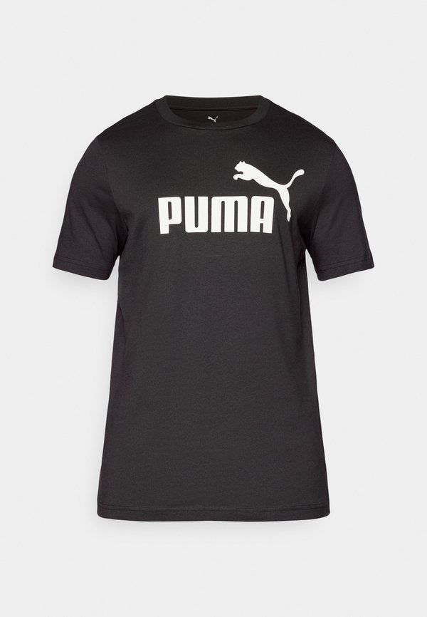 Puma LOGO TEE - Print T-shirt - black