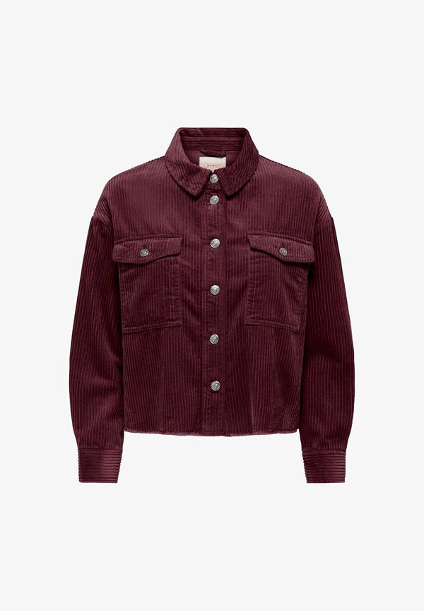 ONLY ONLMARINA-ENY LIFE L/S CORD JACKET PNT - Summer jacket - tawny port