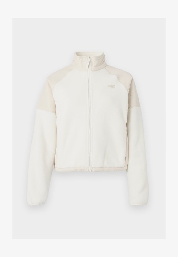 New Balance HIGH JACKET - Fleece jacket - white