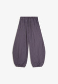 Bershka Trousers - bordeaux