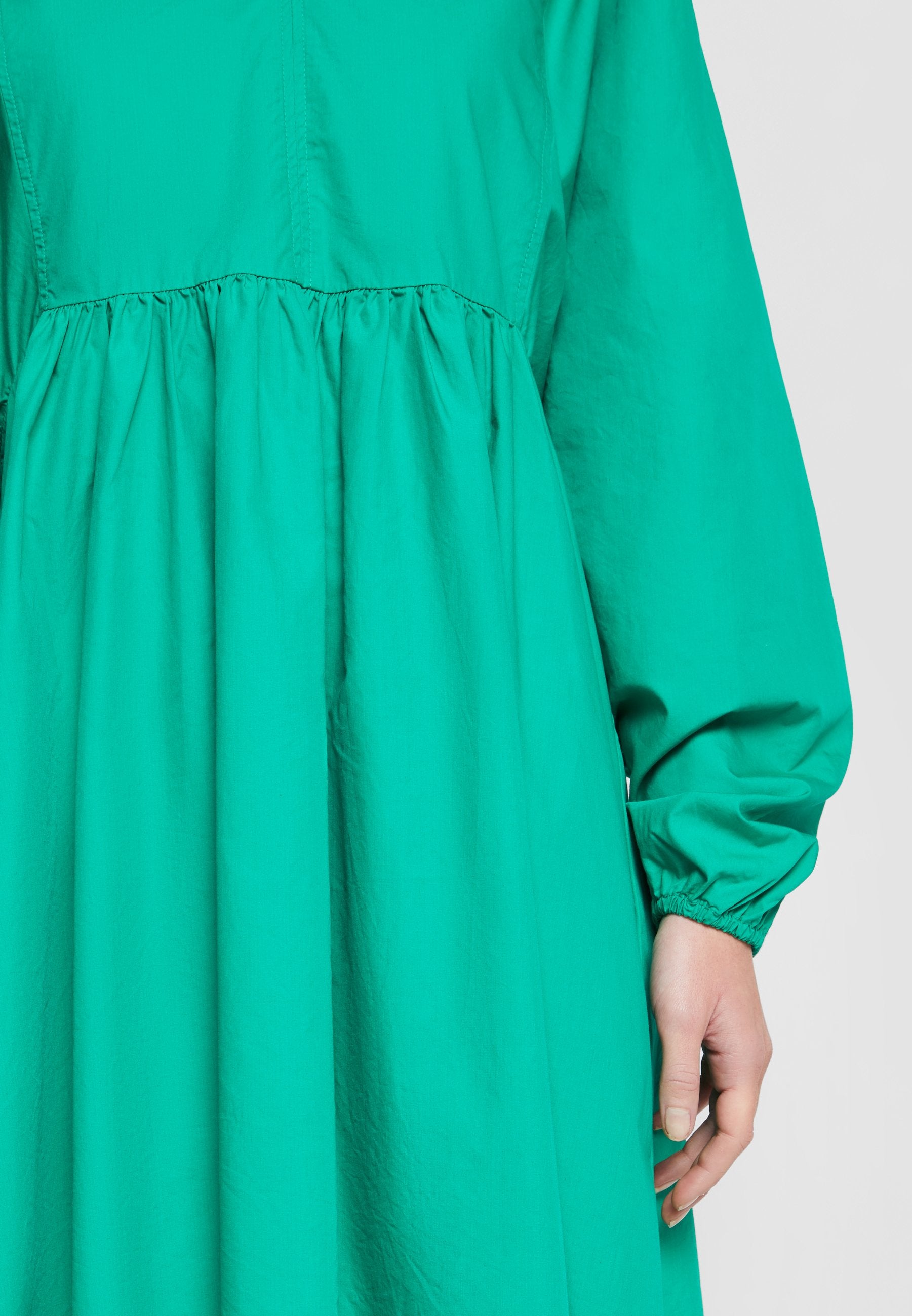 Marc O'Polo DRESS FEMININE STYLE SLEEVE VOLUME V NECK SHORT LENGTH