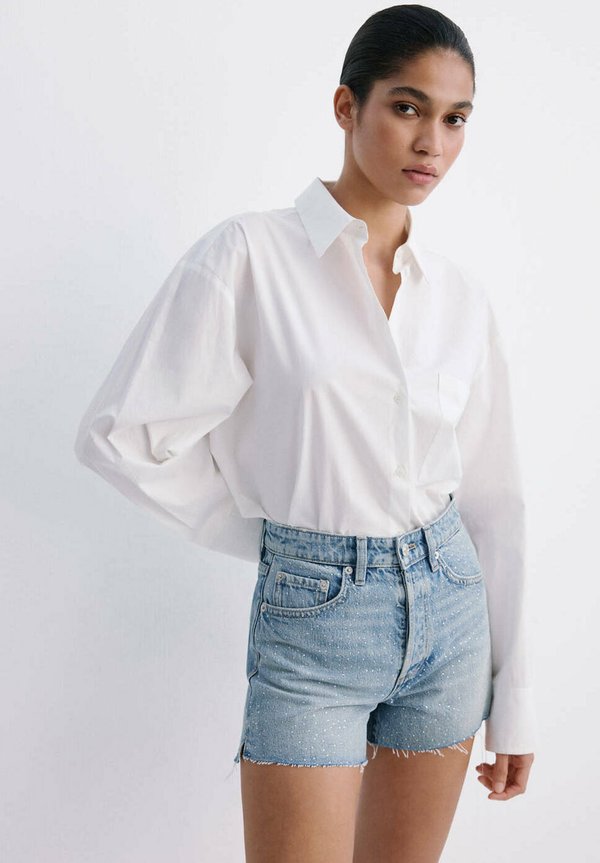 Mango ADULT - Denim shorts - blue