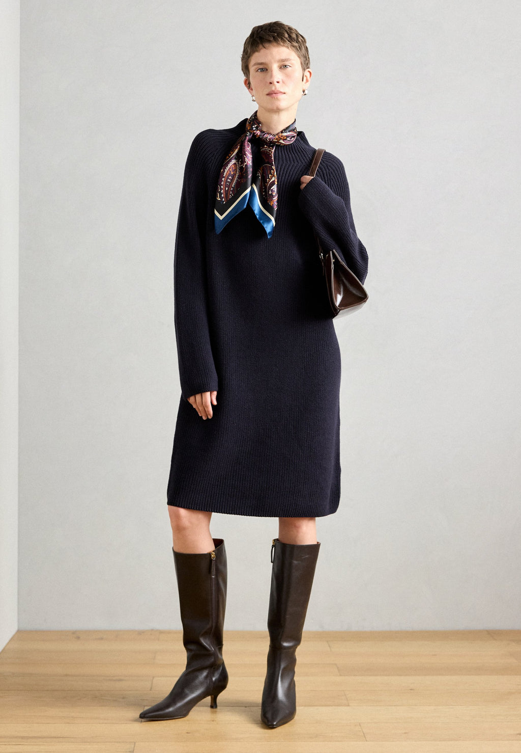 Marc O'Polo LONGSLEEVE STAND UP COLLAR