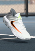 Nike Performance GIANNIS IMMORTALITY 4 - Basketball shoes - white/black/volt/wolf grey