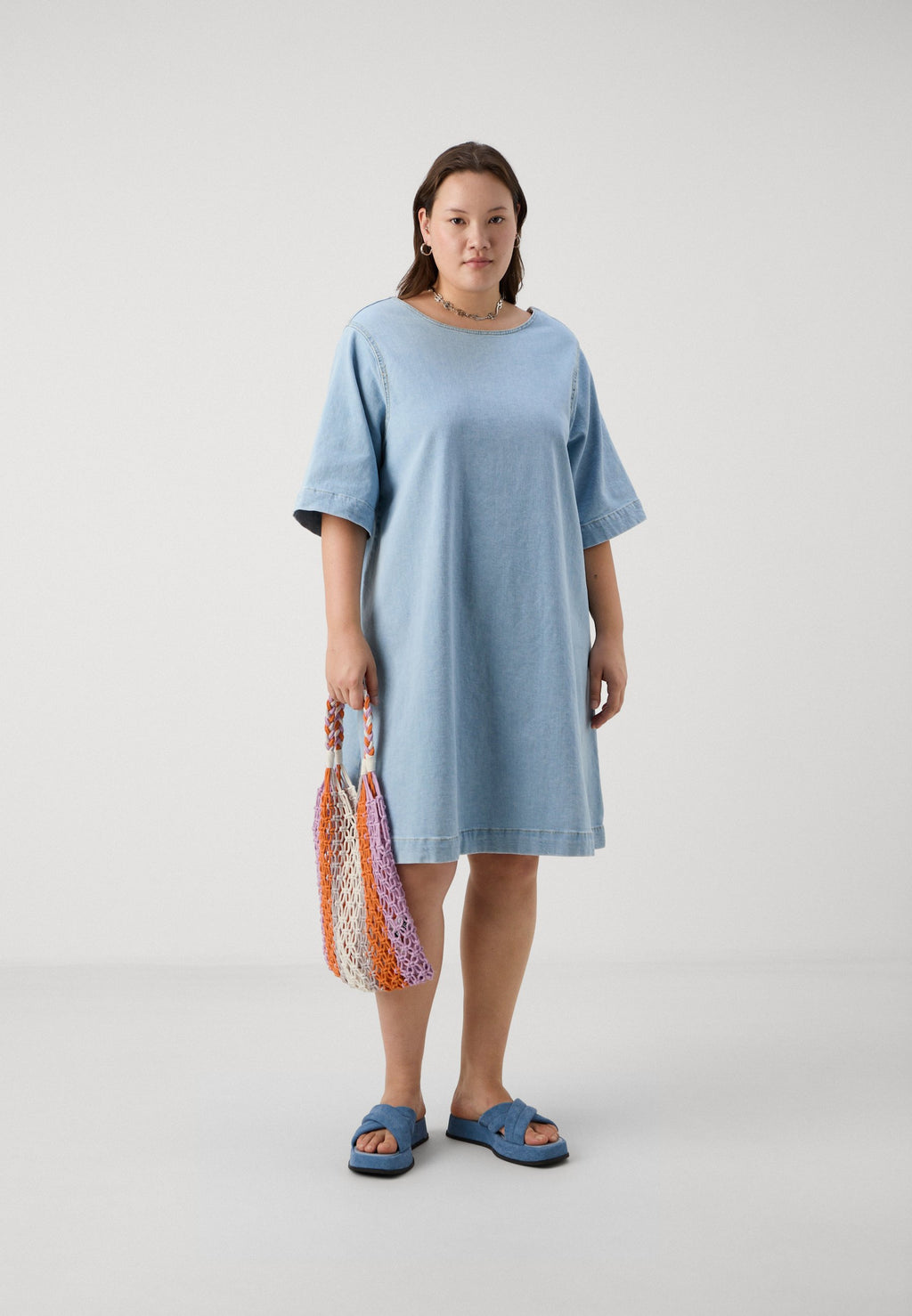 CARTINE MIDI ACID A SHAPE DRESS Media 2