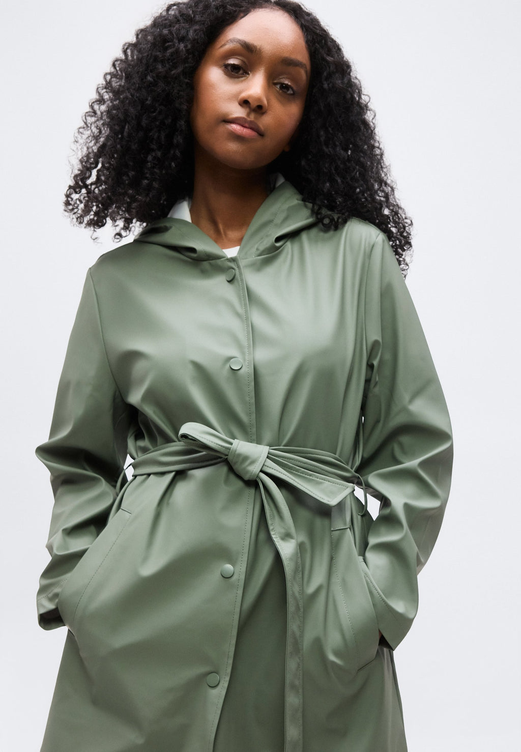 ONLELISA BELTED RAIN COAT Media 5