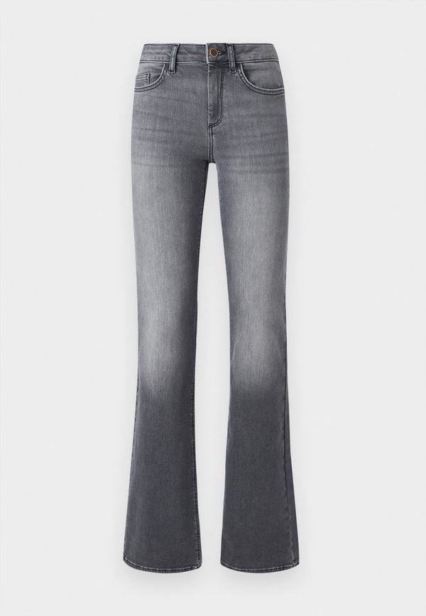 ONLY Flared fit ONLBLUSH Mid waist - Flared Jeans - grey denim