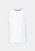 Nike Performance MILER TANK - Top - white/reflective silver