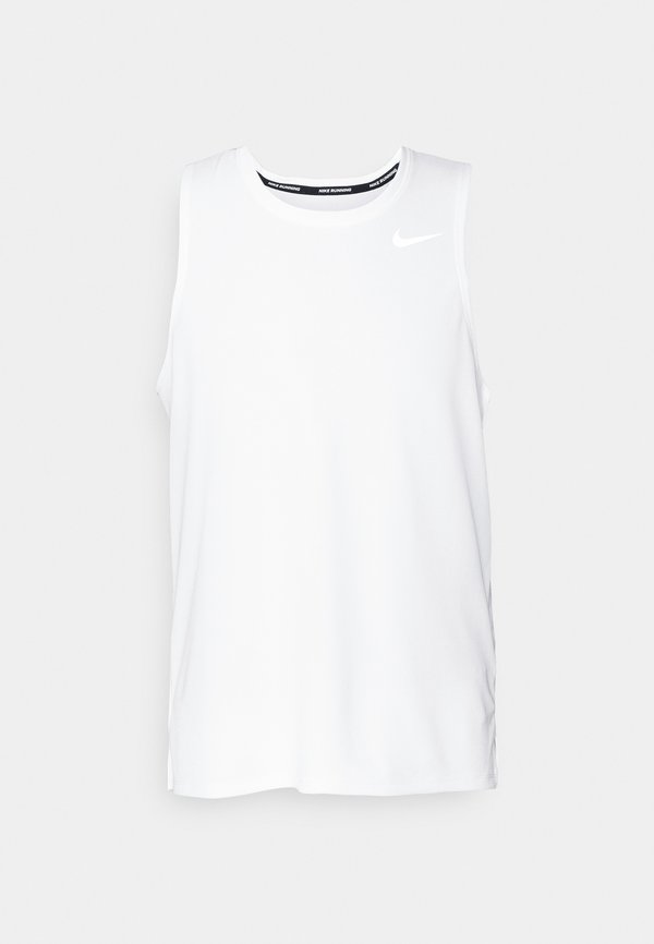 Nike Performance MILER TANK - Top - white/reflective silver