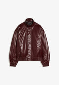 Bershka Bomber Jacket - bordeaux