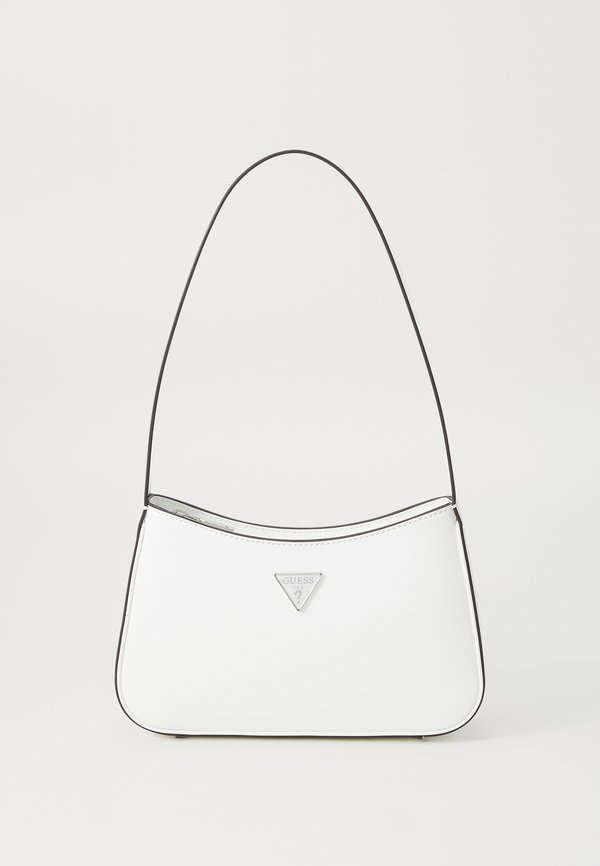 Guess ARNELA TOP ZIP SHOULDER BAG - Handbag - white