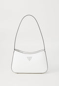 Guess ARNELA TOP ZIP SHOULDER BAG - Handbag - white