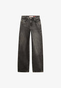 Superdry & Co VINTAGE WIDE  - Flared Jeans - wolcott black stone