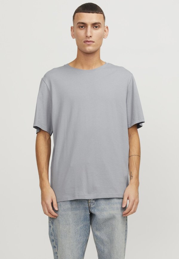 Jack & Jones JJEORGANIC BASIC TEE SS O-NECK NOOS - Basic T-shirt - Grey