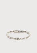 Calvin Klein CONTOURED BARREL UNISEX - Bracelet - silver-coloured