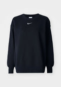 Nike Sportswear LONG CREW - Sweatshirt - black/sail