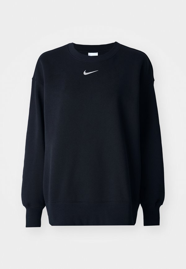 Nike Sportswear LONG CREW - Sweatshirt - black/sail