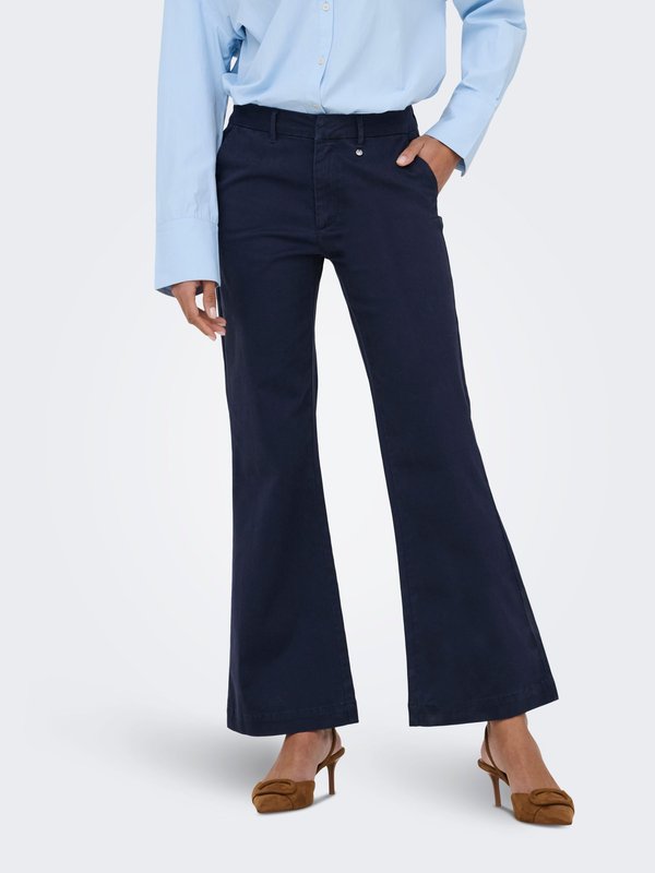 ONLY ONLSTELLA Flared Fit - Trousers - night sky
