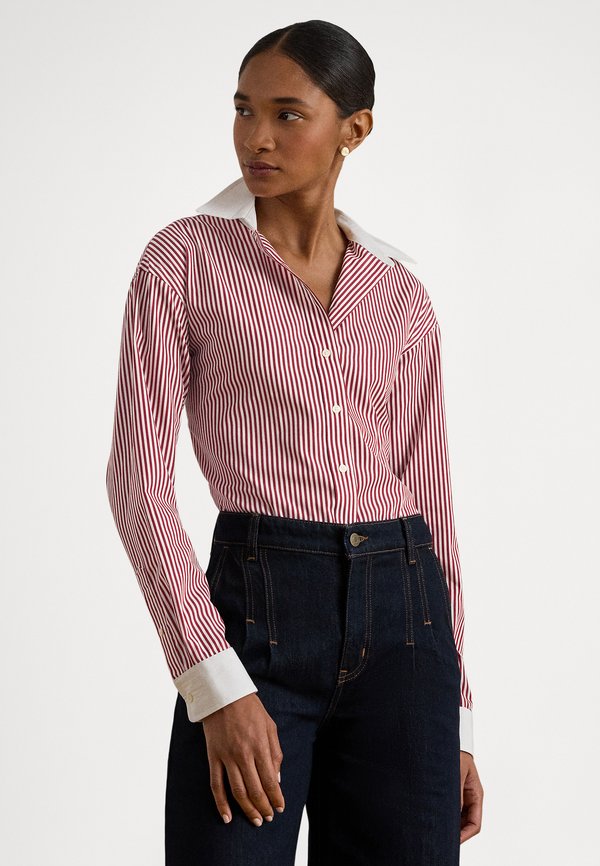 Lauren Ralph Lauren Petite STRIPED COTTON BROADCLOTH SHIRT