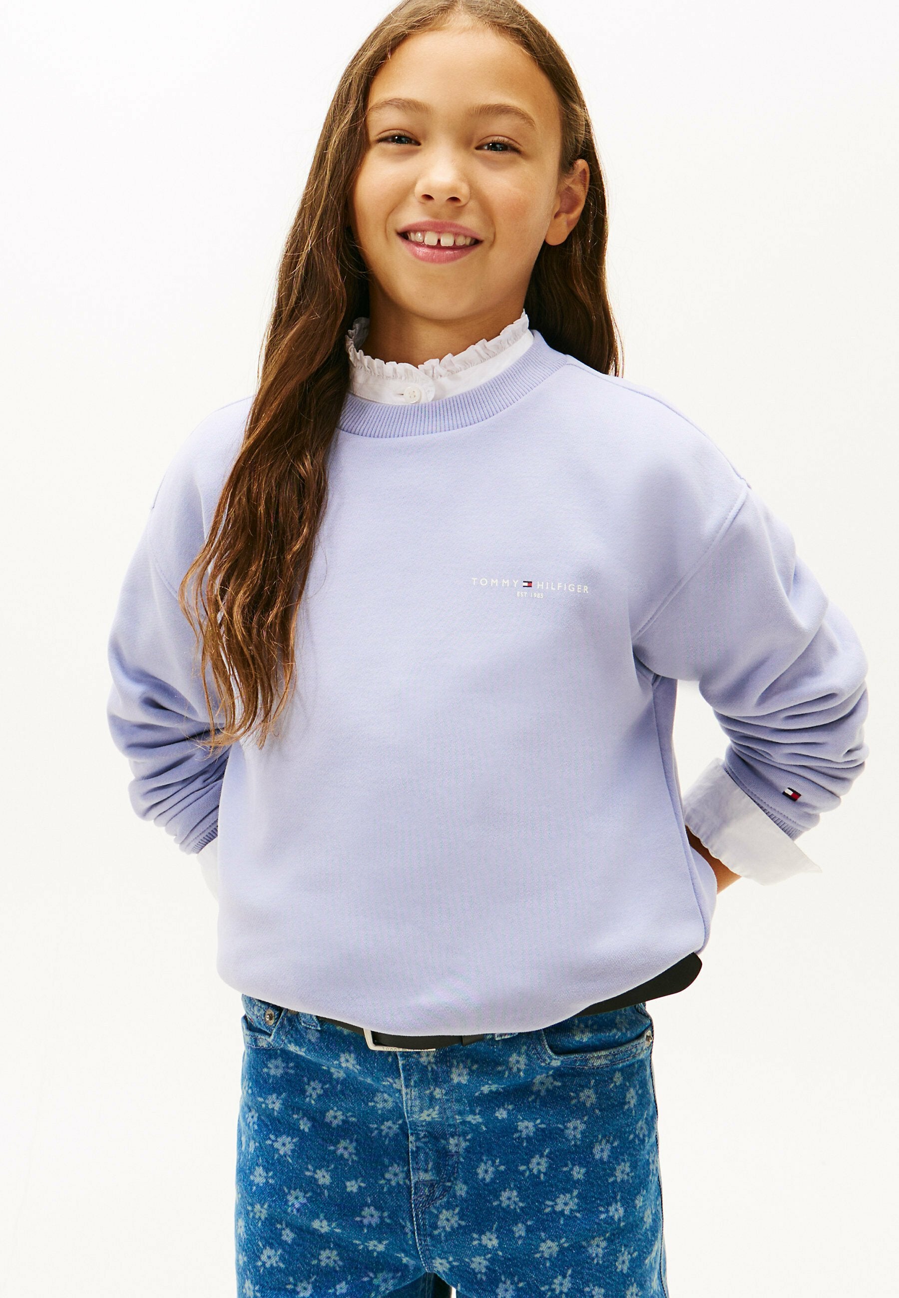 BRUSHED FLEECE LOGO SWEATSHIRT Media 4