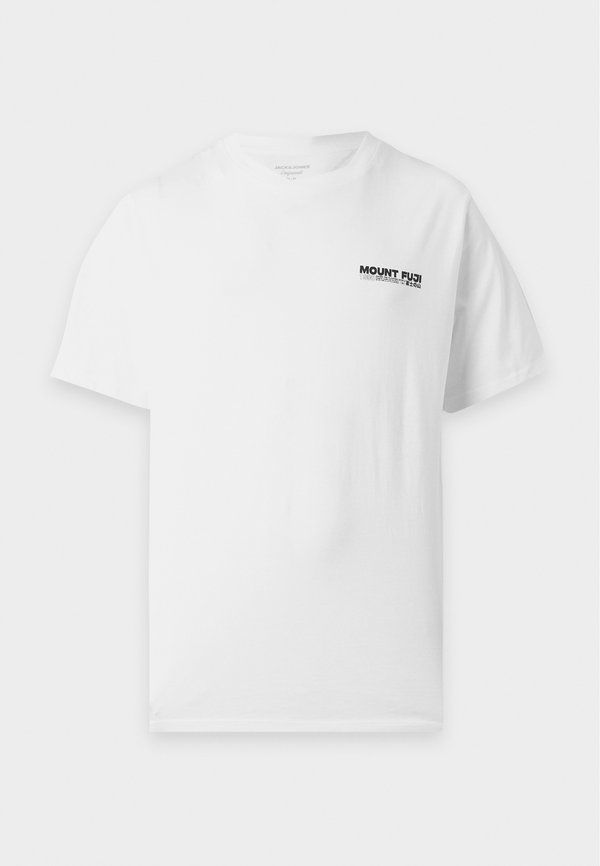 Jack & Jones JORGOJU TEE CREW NECK - Print T-shirt - bright white