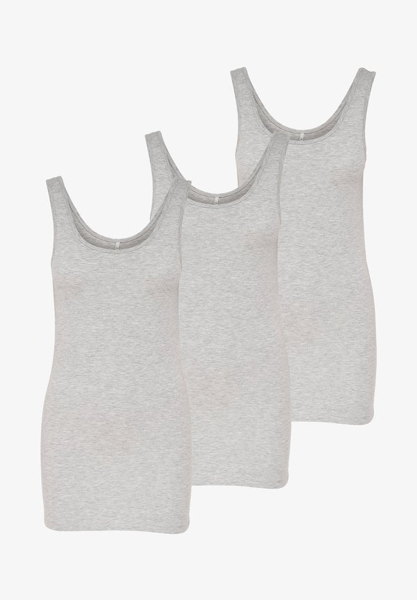 ONLY 3 PACK - Top - grau (light grey)