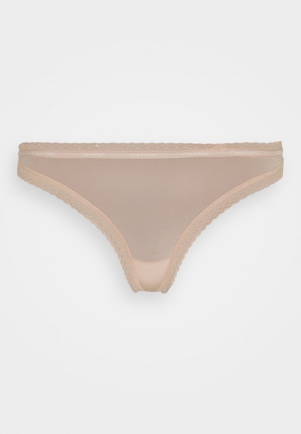 Calvin Klein Underwear THONG MICROFIBER EDGE LACE
