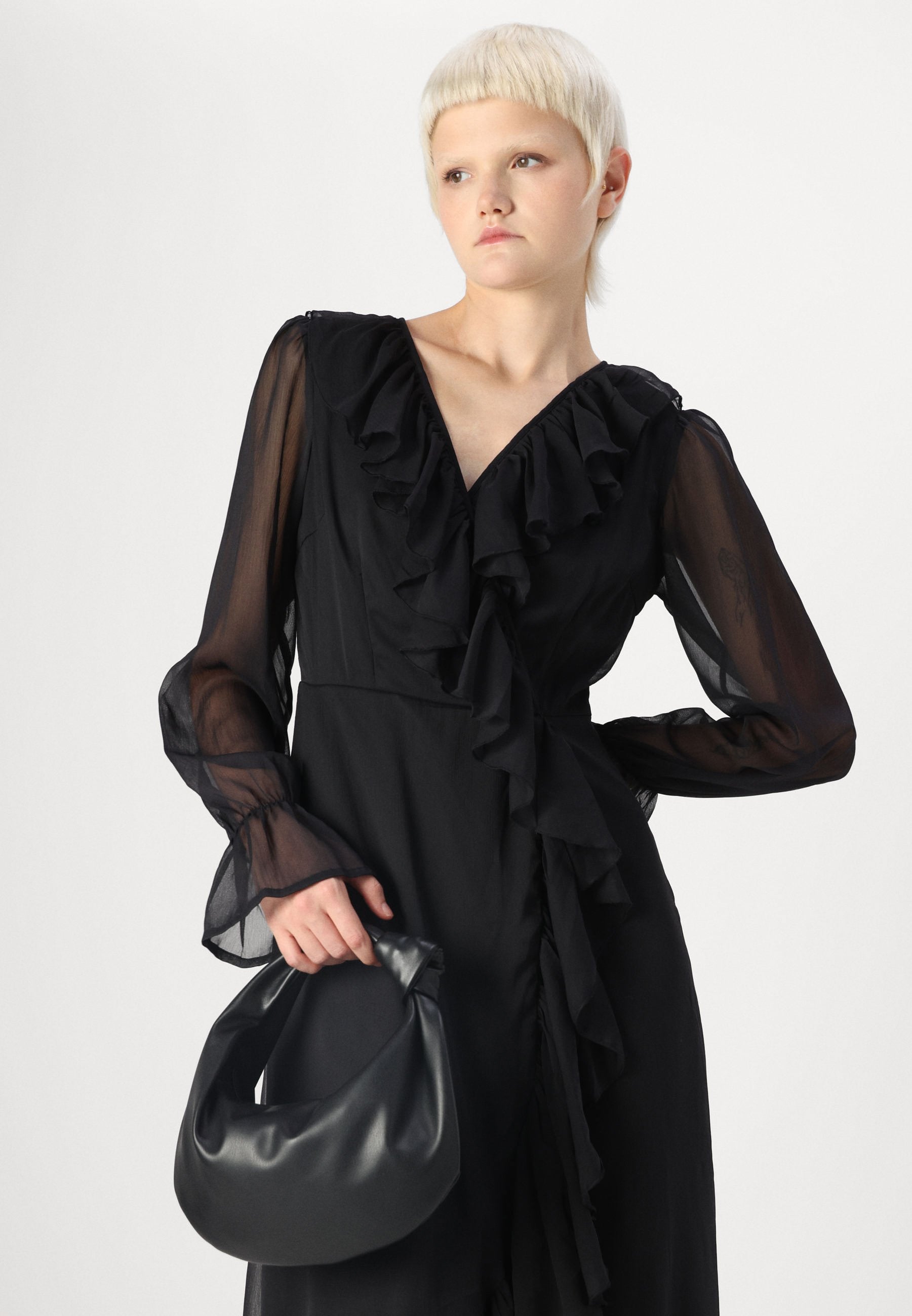 VILA VIODA MAXI FRILL DRESS