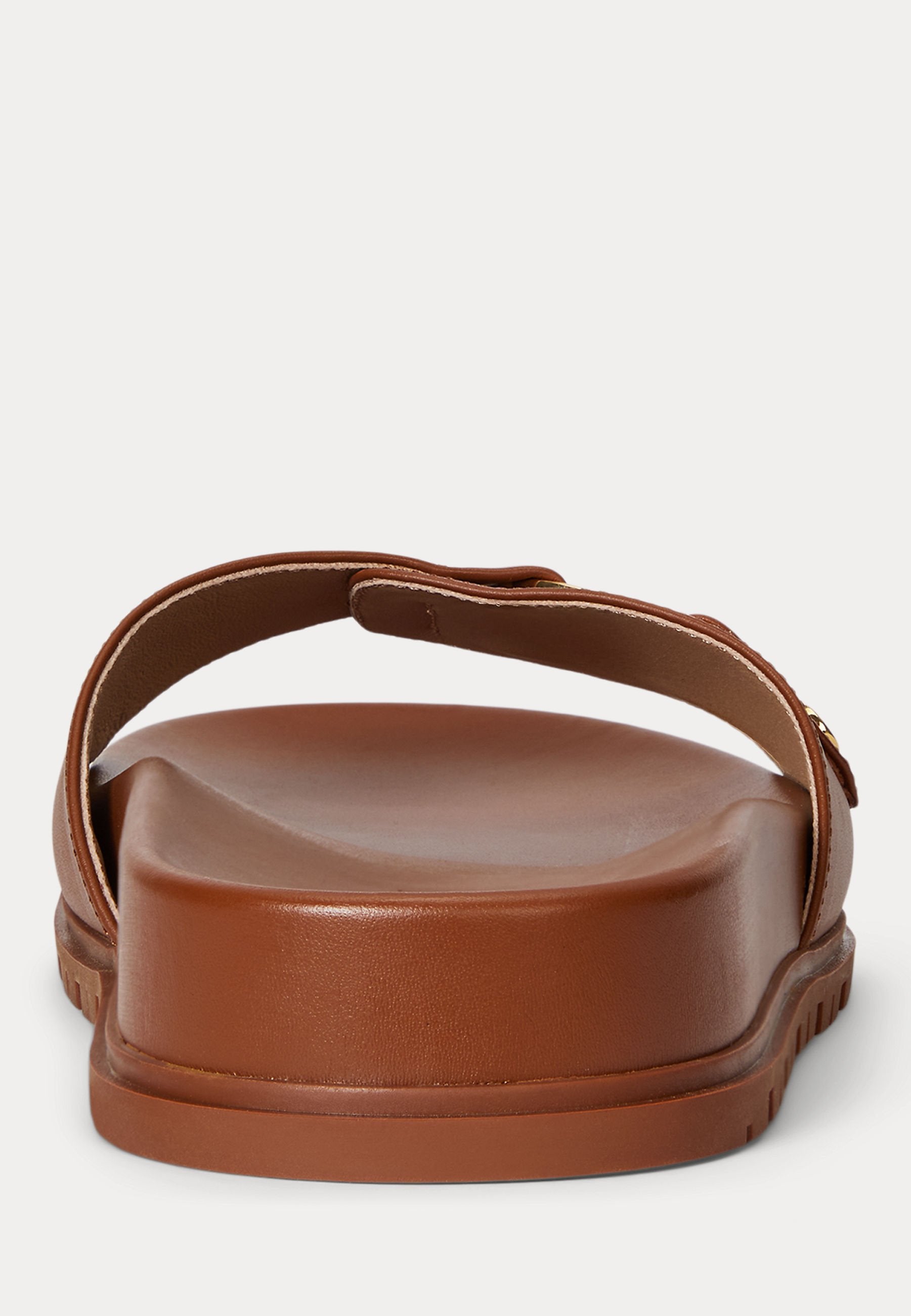 Lauren Ralph Lauren TASHA LEATHER SLIDE SANDAL